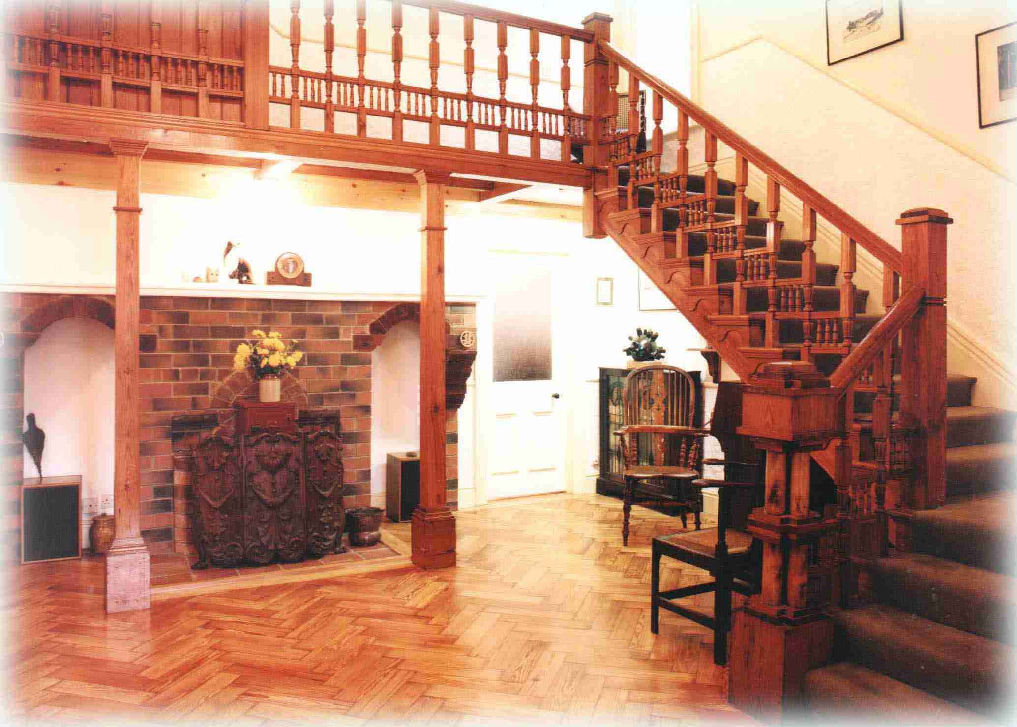 Hallway and staircase